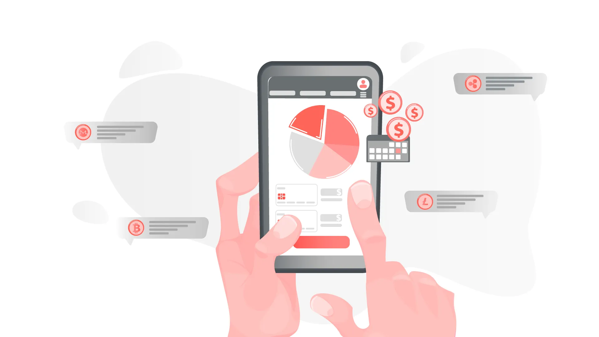 cryptocurrency app design