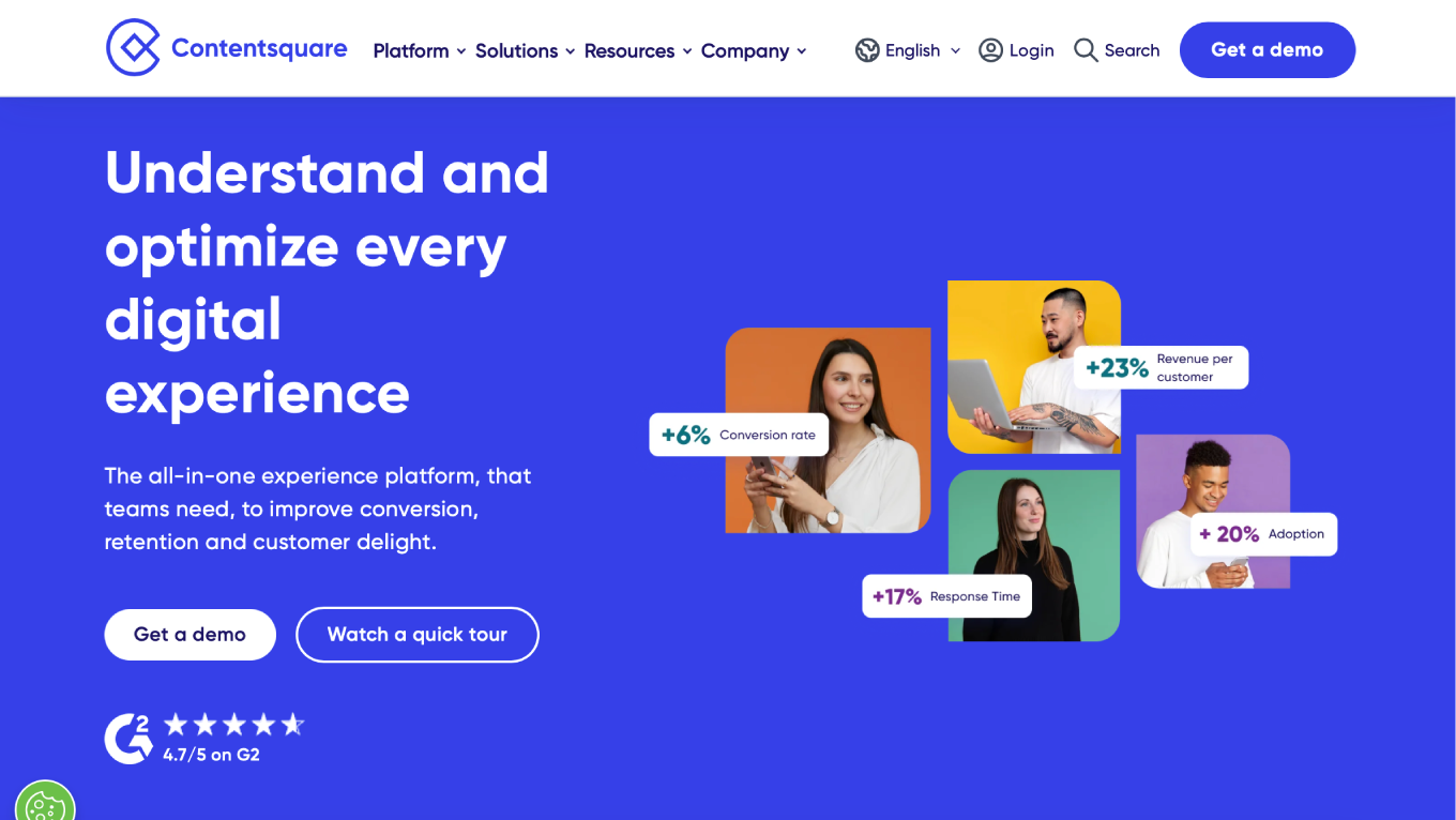 Contentsquare heatmaps