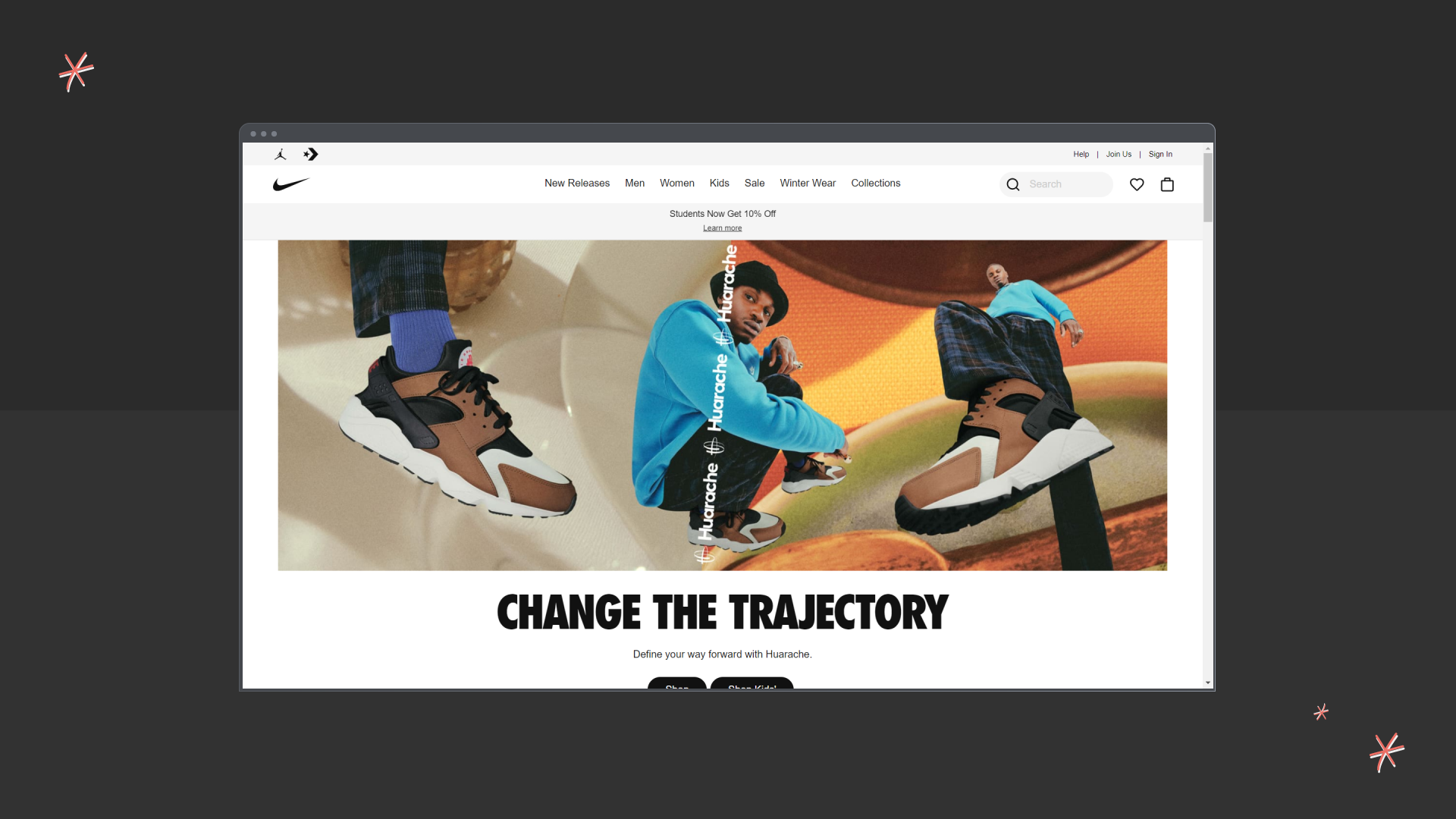 logo layout as web design standard 