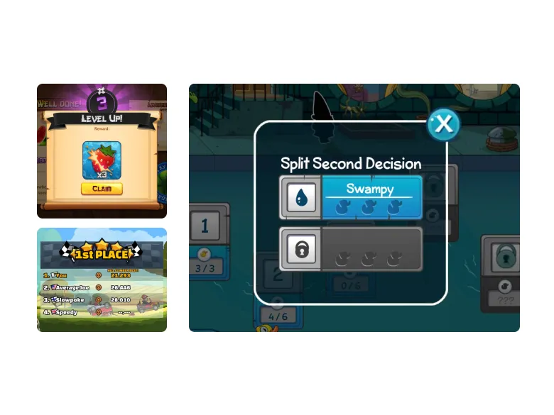 popup windows in games design