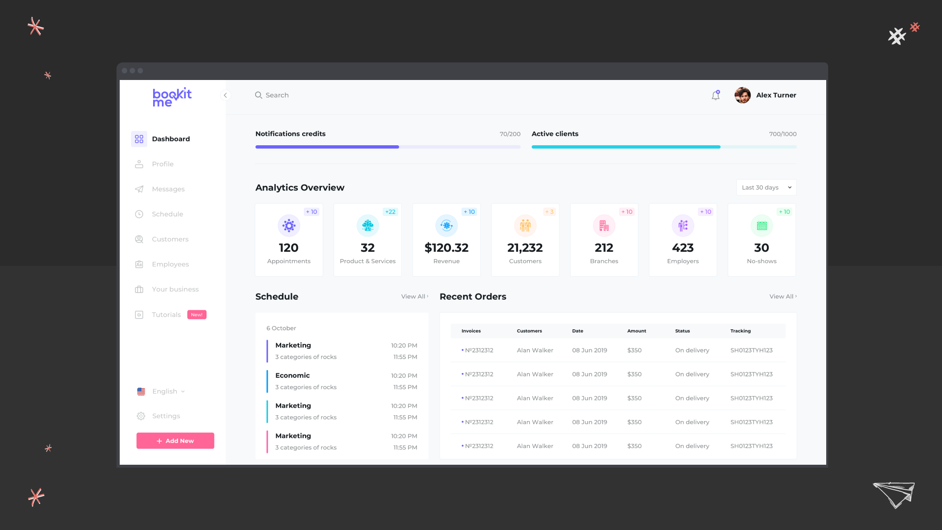 Bookit me Gapsy SaaS app