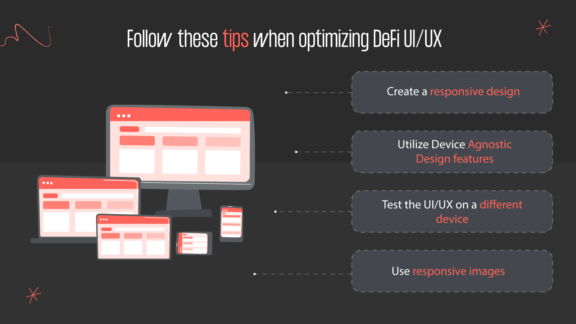 Optimization for different DeFi devices