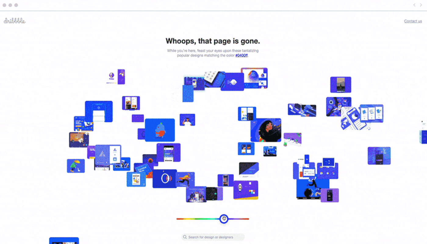 good ux writing example of an error