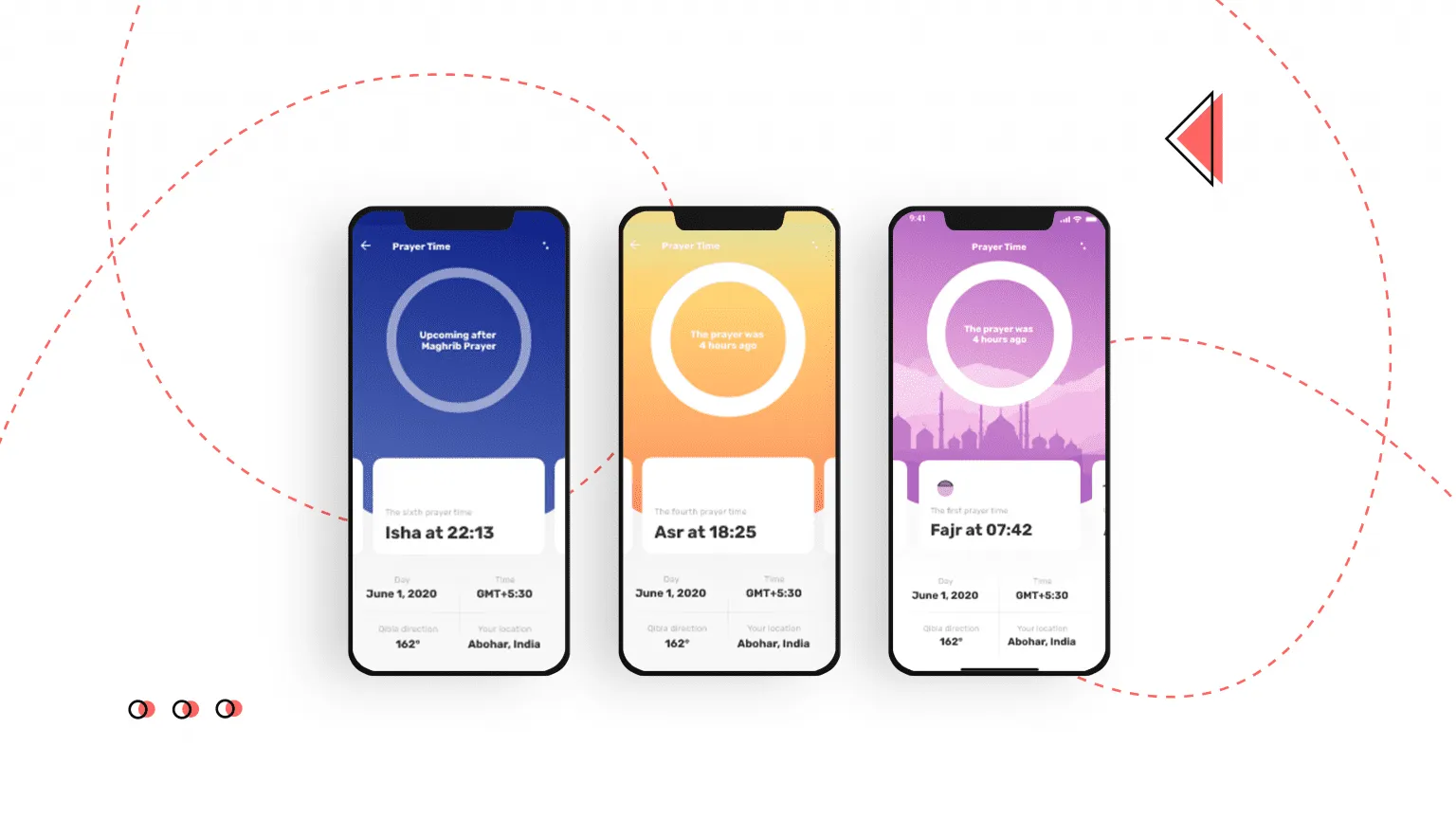 goal oriented Muslim app design example