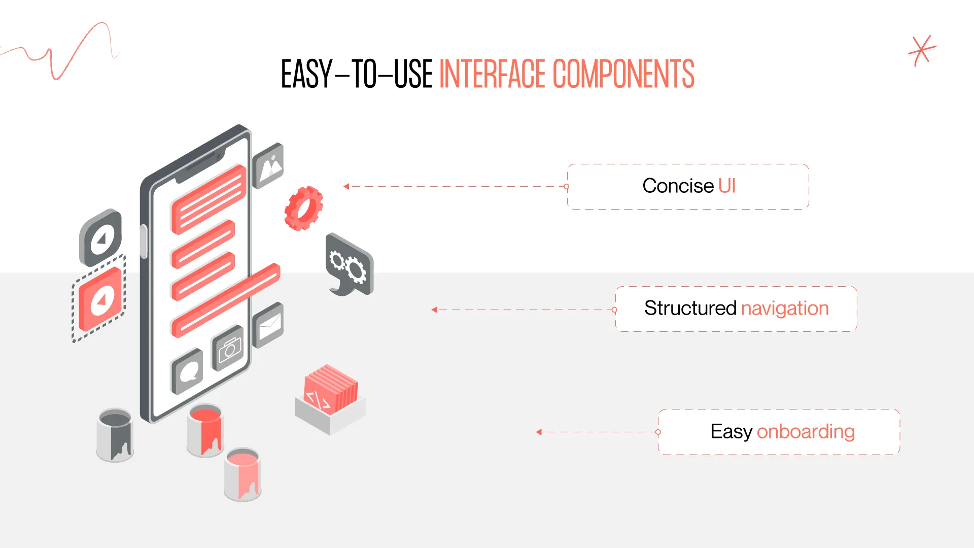 cryptocurrency app design interface components