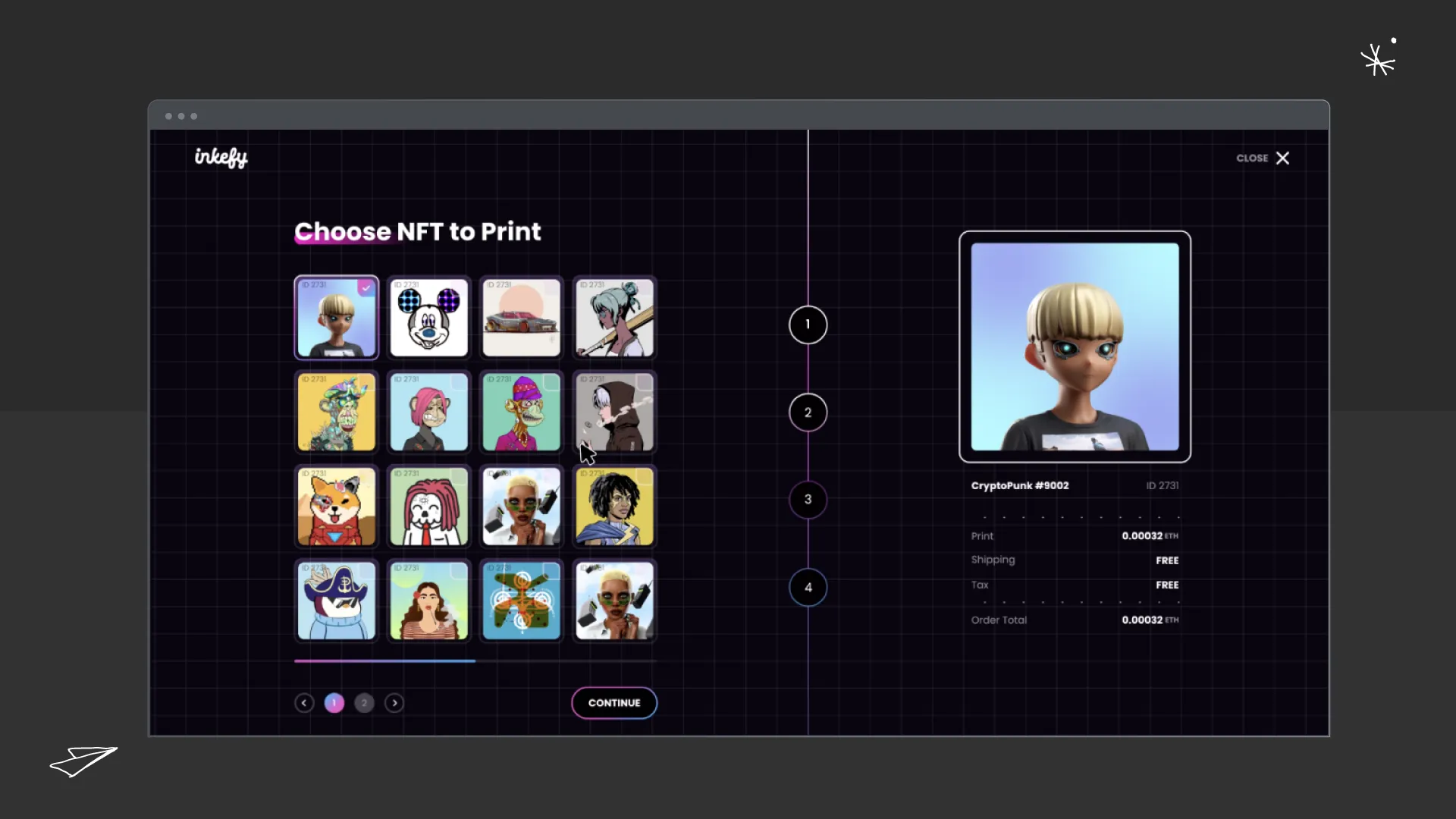 Gapsy Inkefy UX design