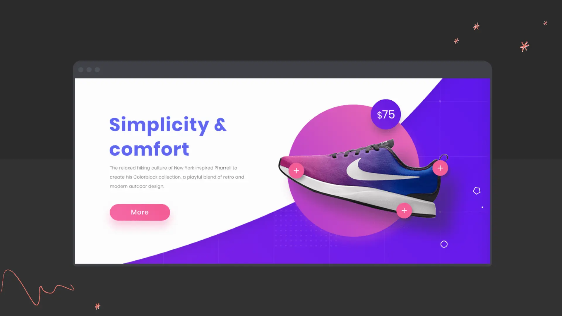 homepage design example