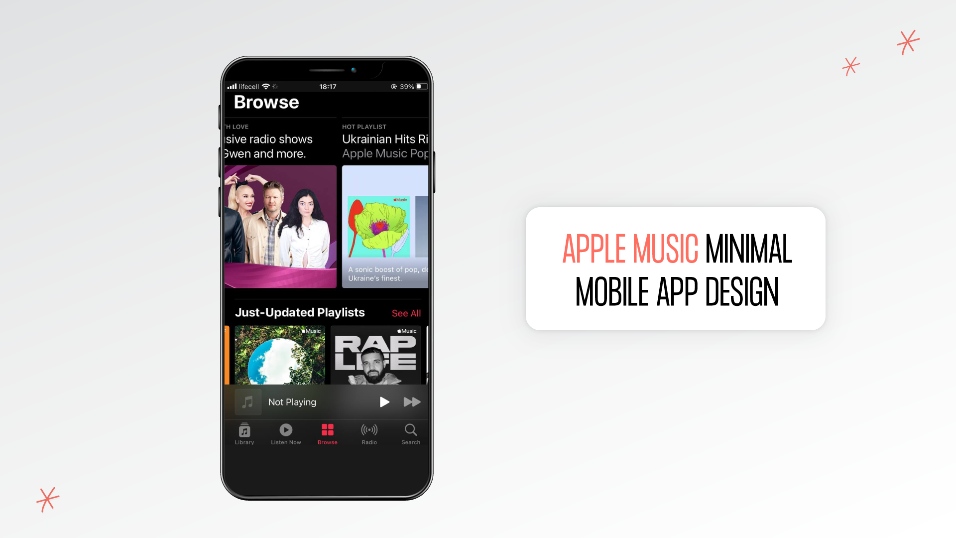 reference of minimal mobile app design