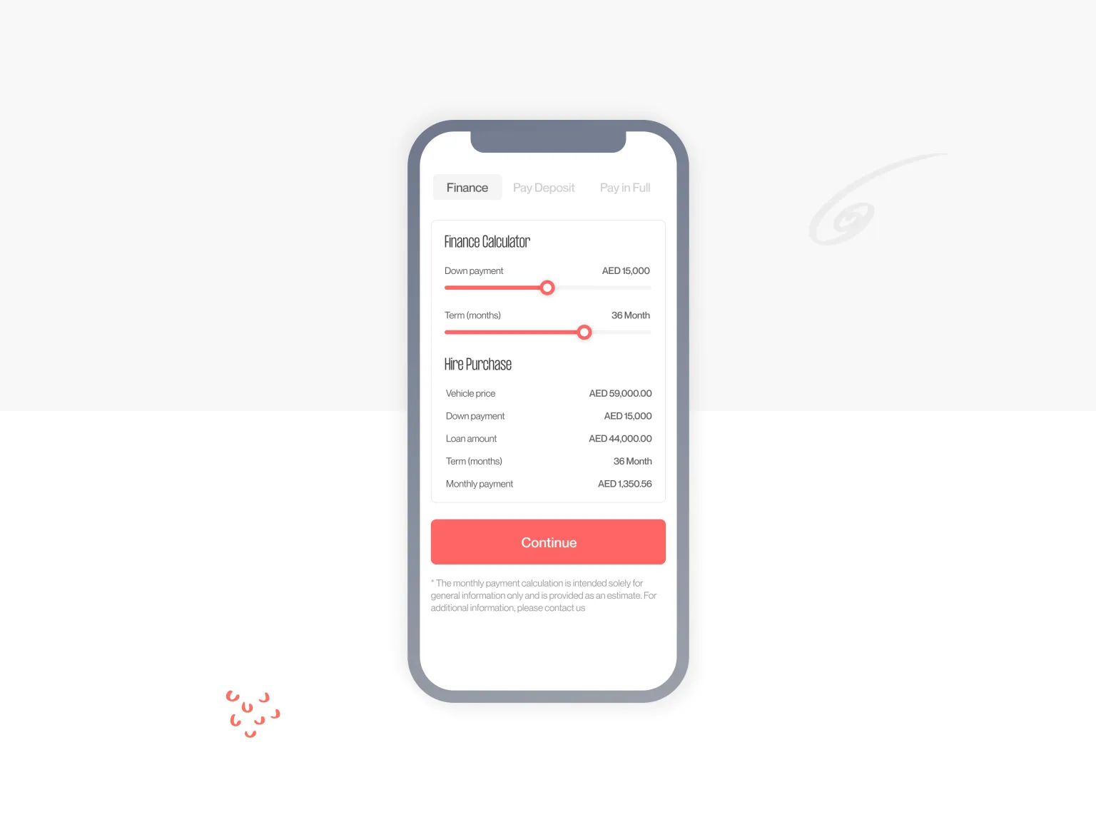 car dealer website design price calculator
