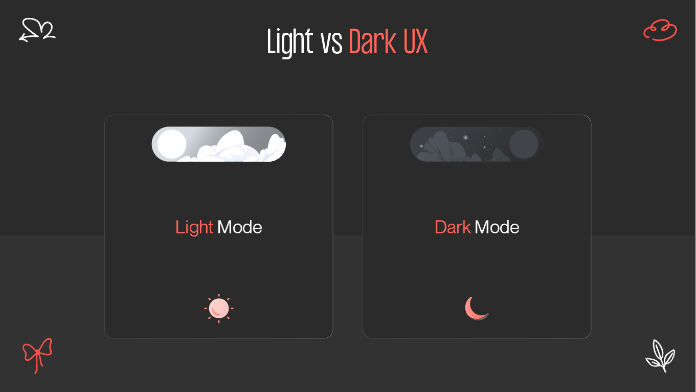 light vs dark ux