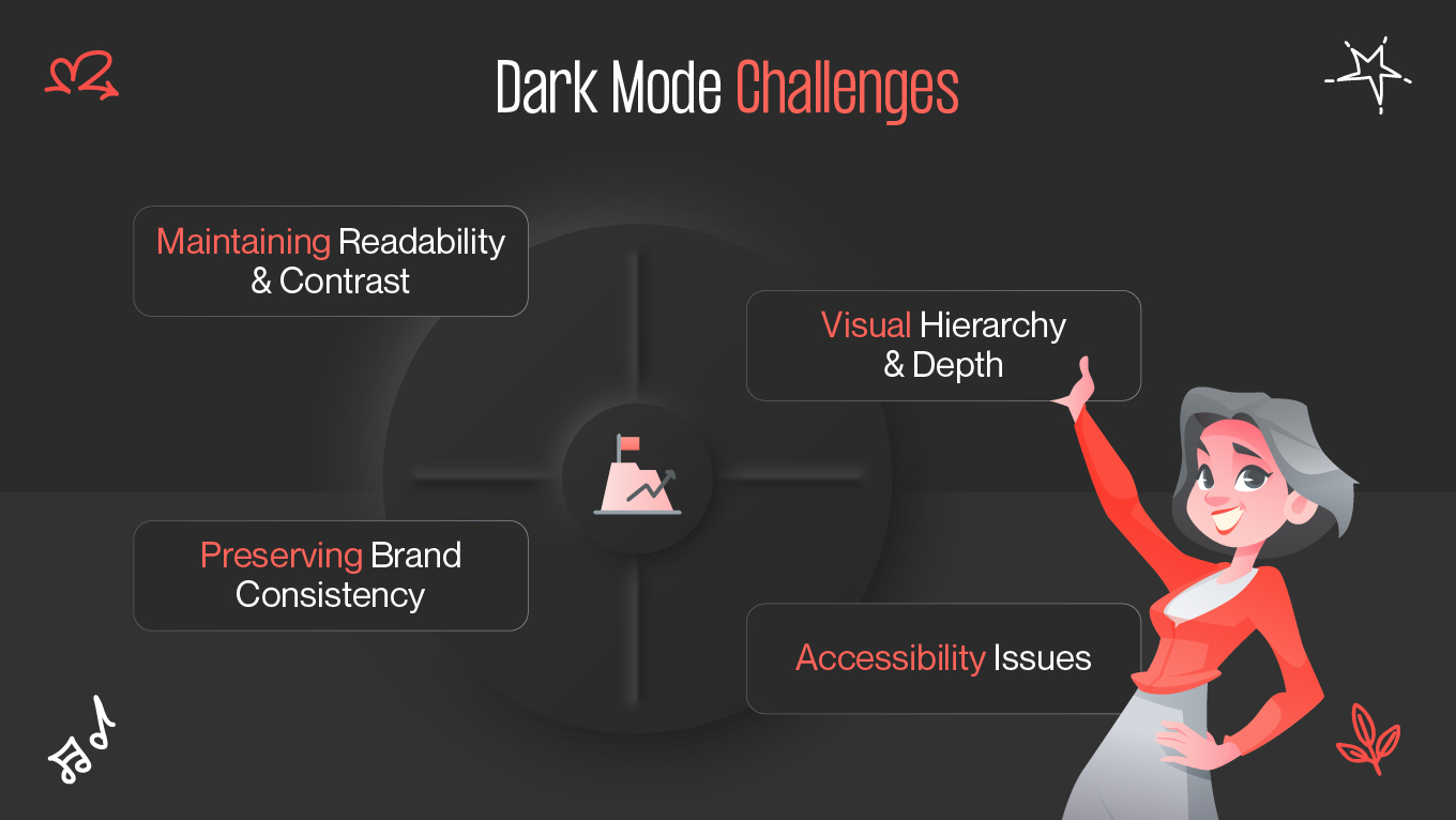 dark mode challenges