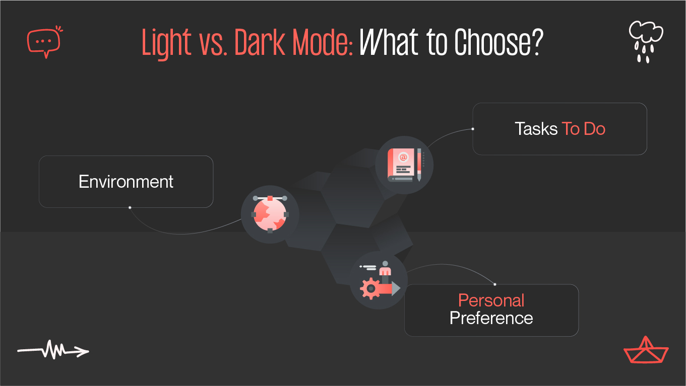 light vs dark mode: what to choose?