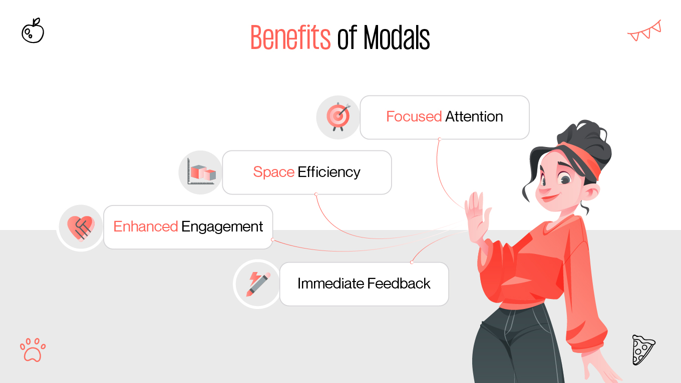Benefits of modals