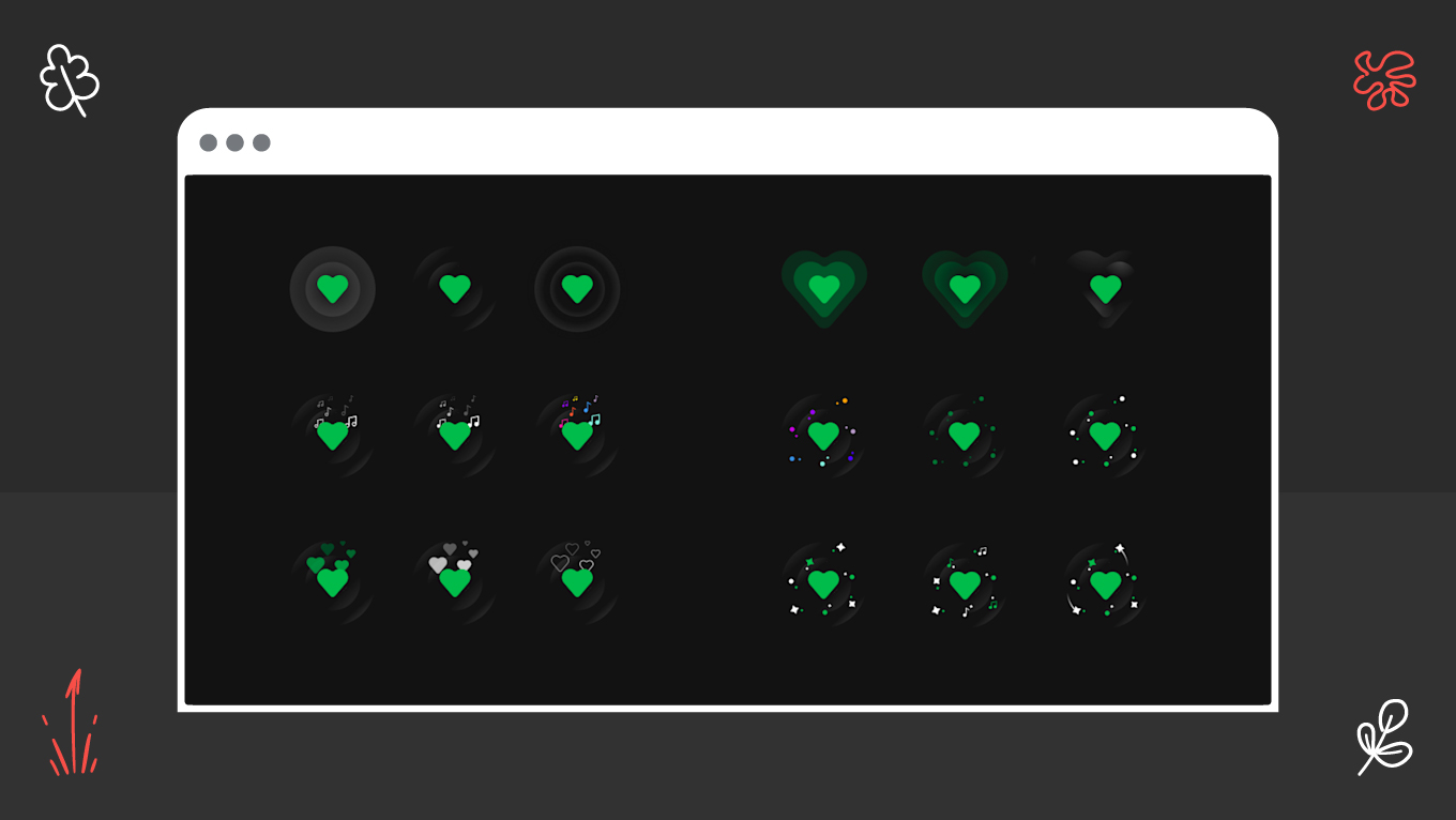 spotify microinteractions animation