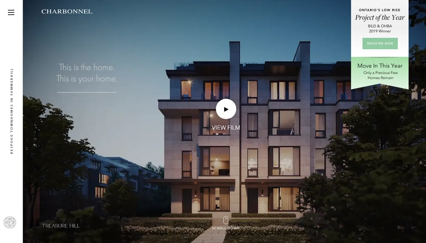 hero image web examples that is behind the scenes