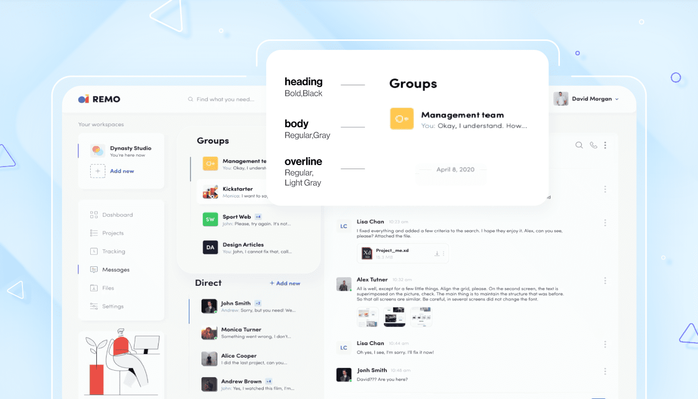 dashboard UI design simplicity