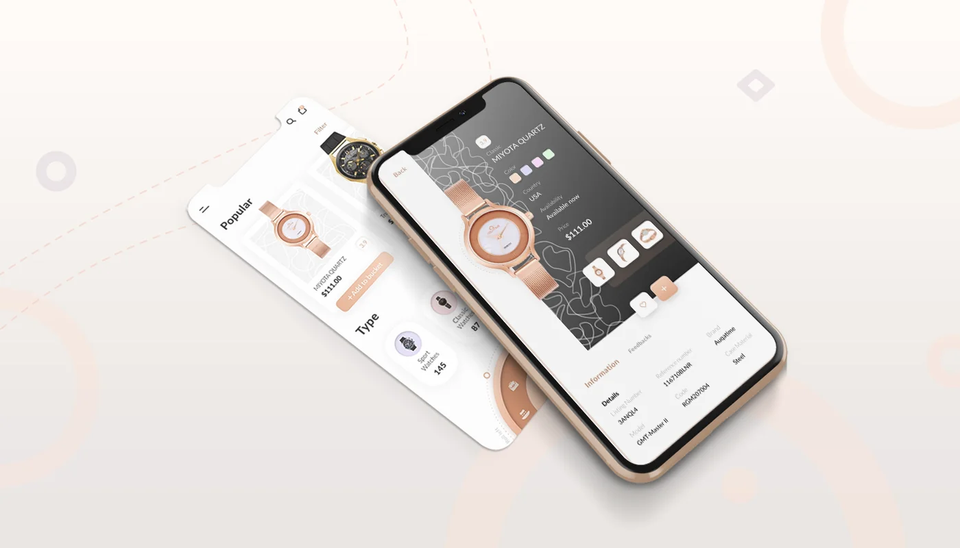 e-commerce website design mobile-first example