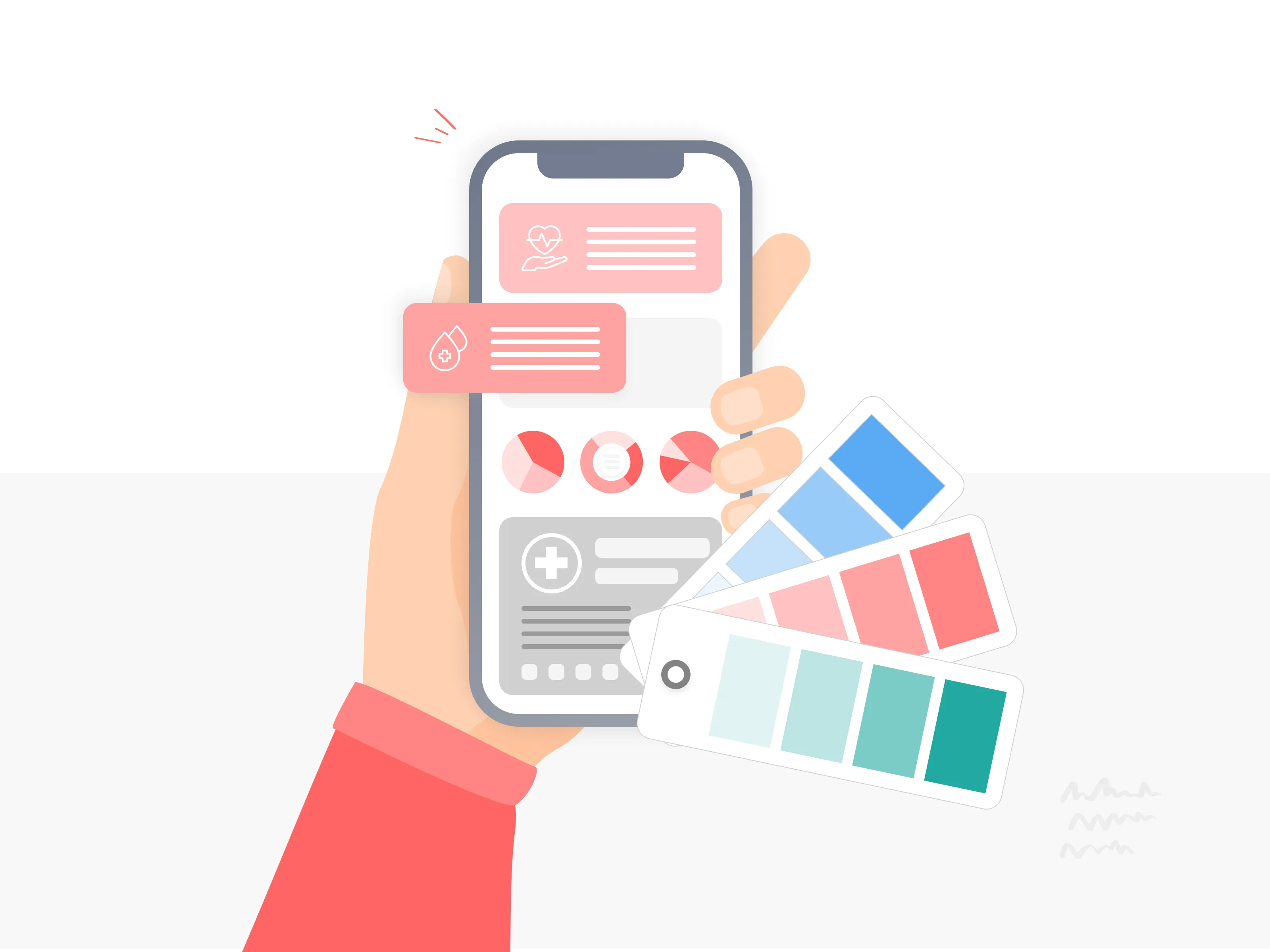 choose the right colors for your healthcare website design