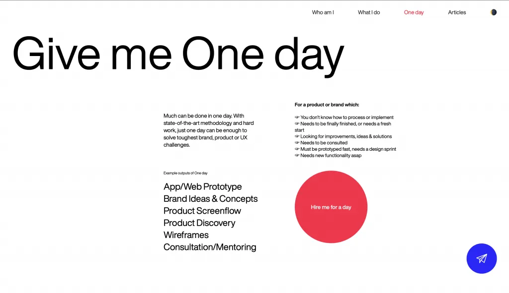 bright accents in minimalist design