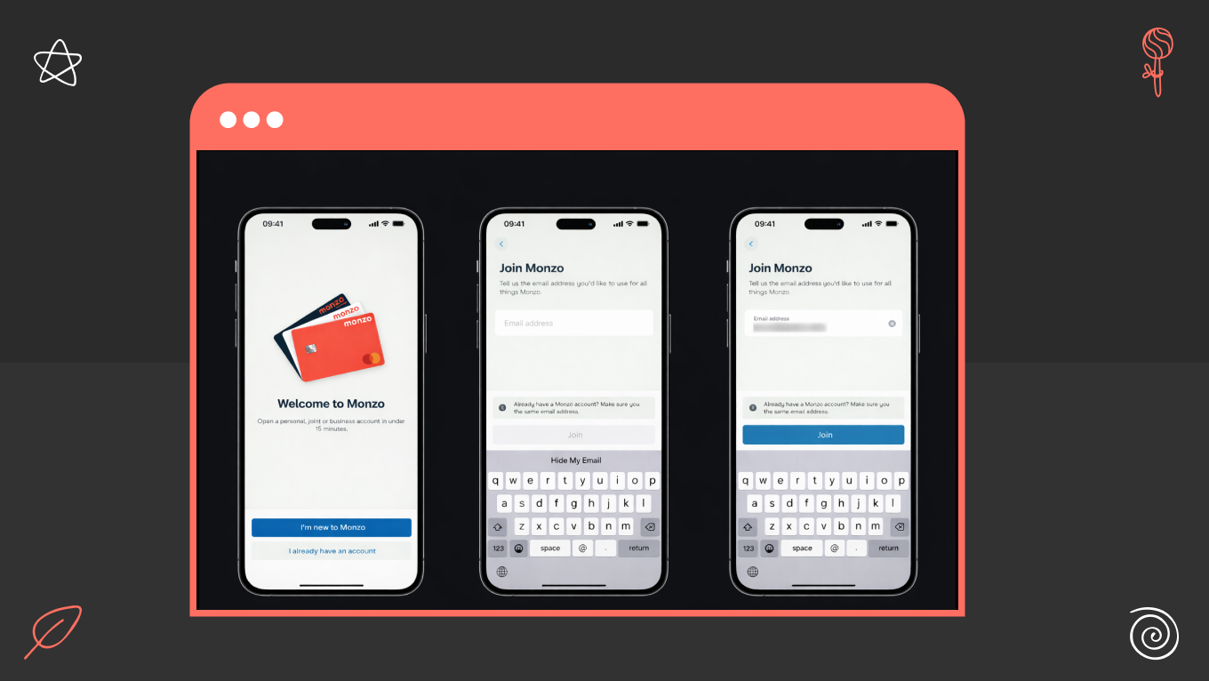 monzo banking app example
