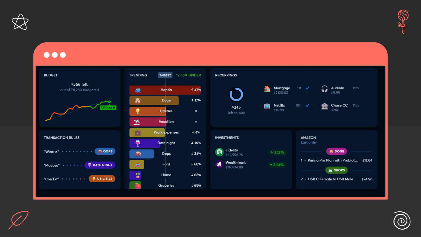 copilot money financial app example