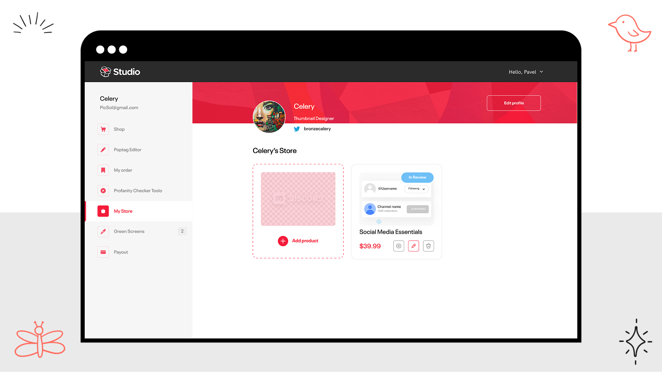 creatorset gapsy project