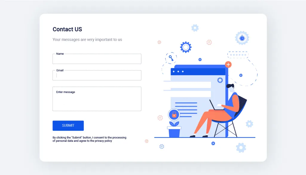 components of style guide like buttons