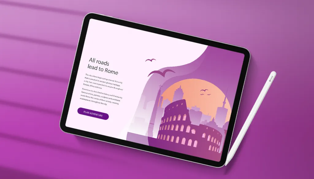 use of illustrations in design that support your content