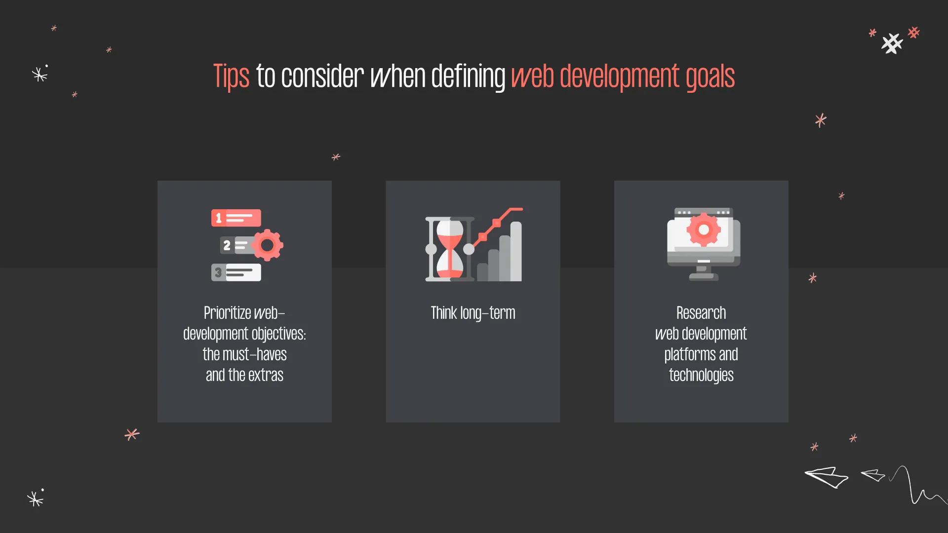 define your goals and objectives