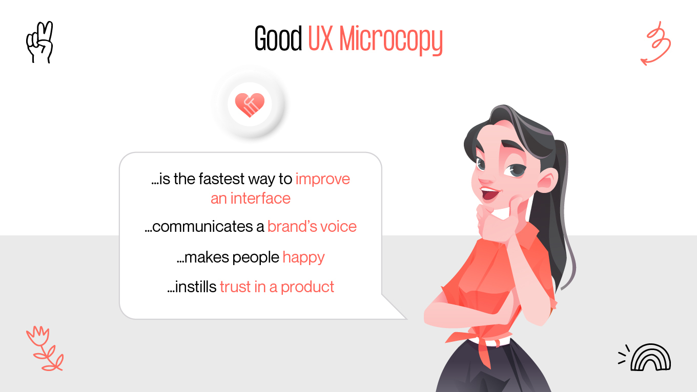 good ux microcopy