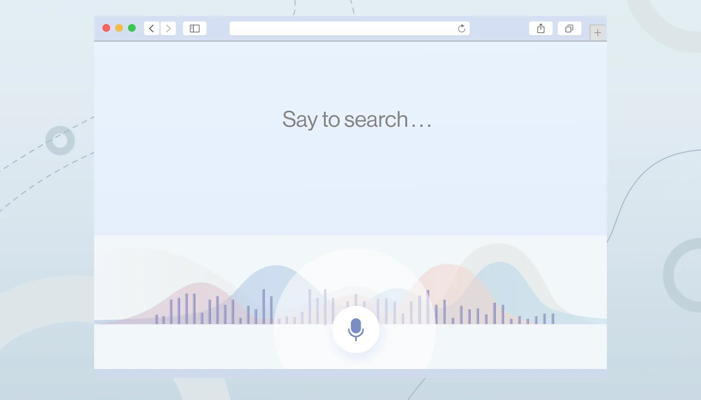 E-commerce web design voice search