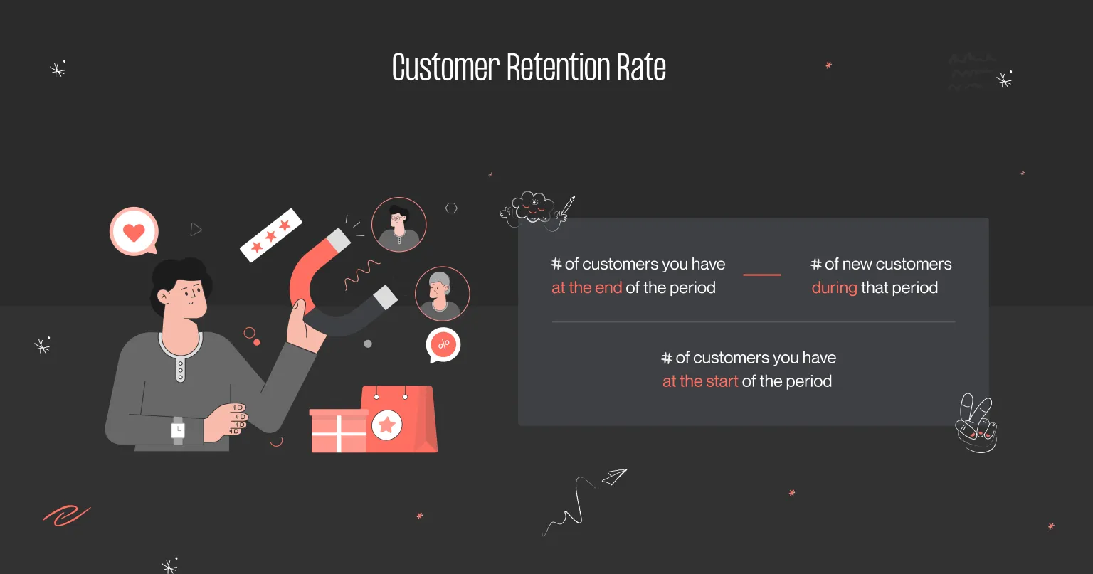 customer retention rate