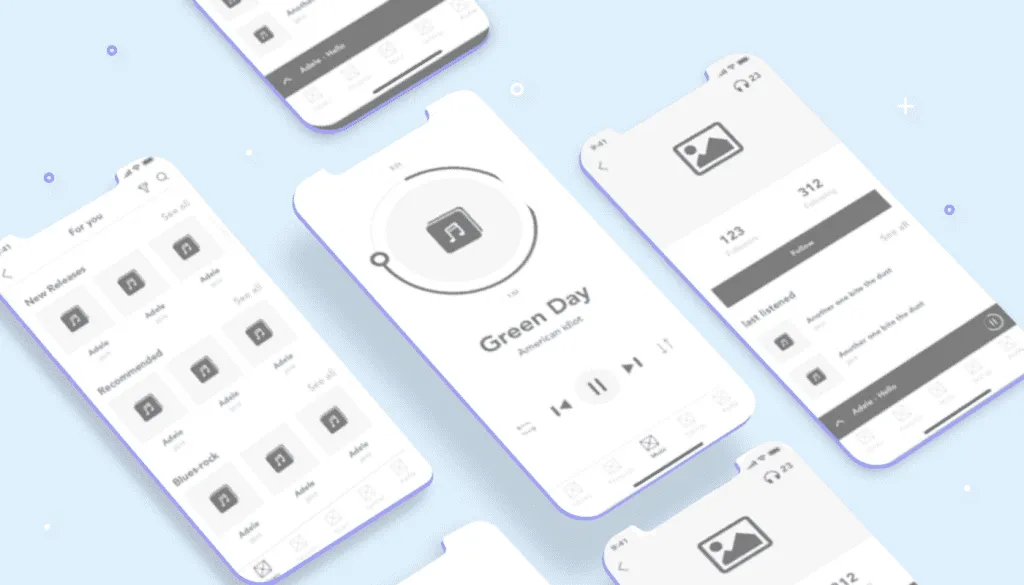 what is a wireframe for an app